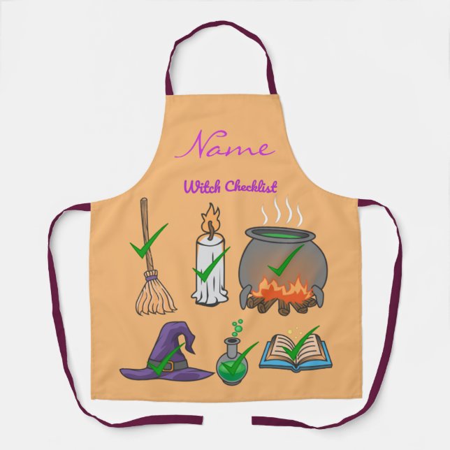 Witch Checklist Thunder_Cove Apron (Front)