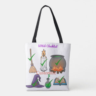 Witch Checklist Thunder_Cove Tote Bag