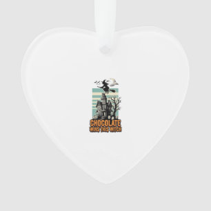 Witch Chocolate Shirt Sweet Halloween Treat Design Ornament