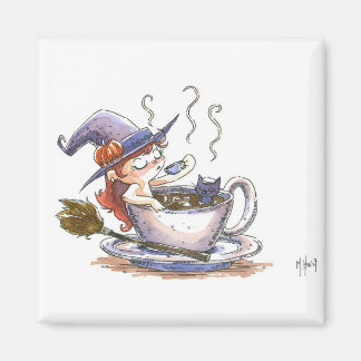 Witch Coffee Break 2 Magnet