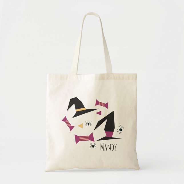 Witch Confetti Candy Tote Bag (Front)