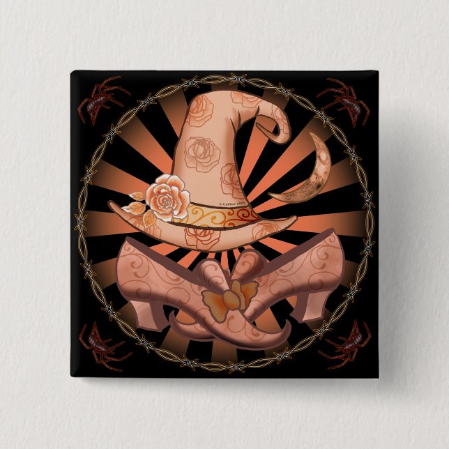 Witch Costume Pin (Front)