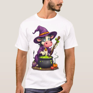 Witch Cow Cauldron Brew T-Shirt