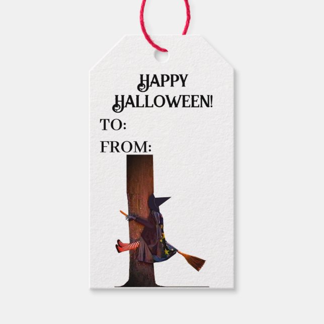 Witch Crashed Gift Tag (Front)