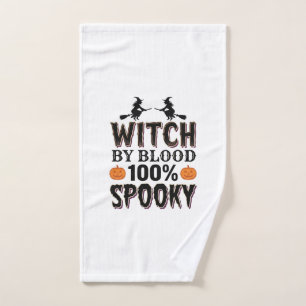 Witch DNA Design Spooky Halloween Humor_1 Hand Towel