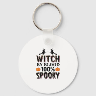 Witch DNA Design Spooky Halloween Humor_1 Keychain