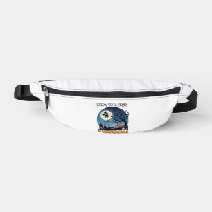 Witch Don Be Basic Halloween Moon Cat Pumpkin_1 Fanny Pack