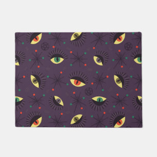 Witch Eyes Dark Gothic Occult Pattern Doormat