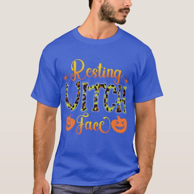 Witch Face Halloween friends T-Shirt (Front)