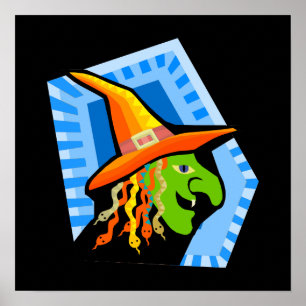 witch face poster