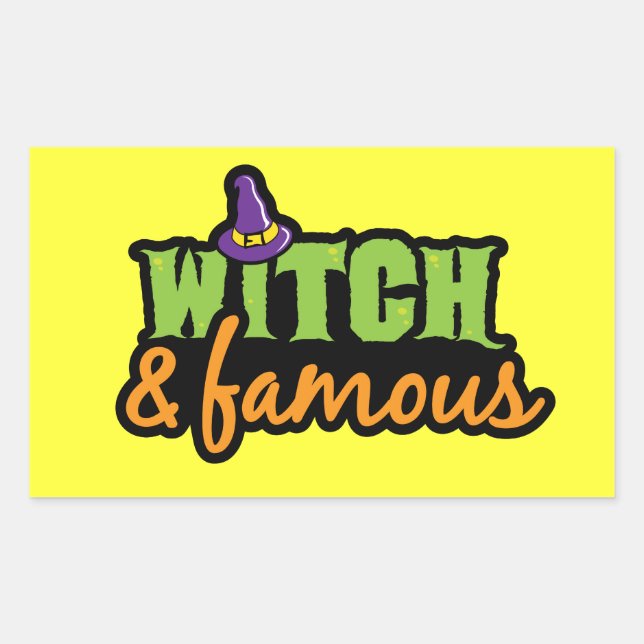 Witch & Famous Sticker (Front)