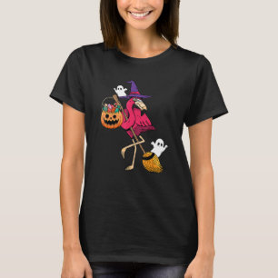 Witch Flamingo Halloween Trick Or Treat U2013 Scar T-Shirt