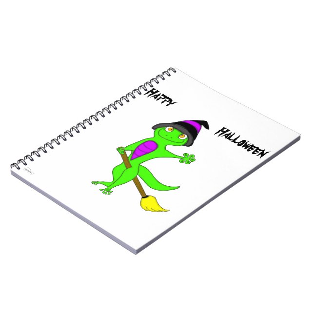 witch gecko notebook (Left Side)