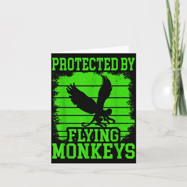 Witch Get My Flying Monkeys  Card (Front)