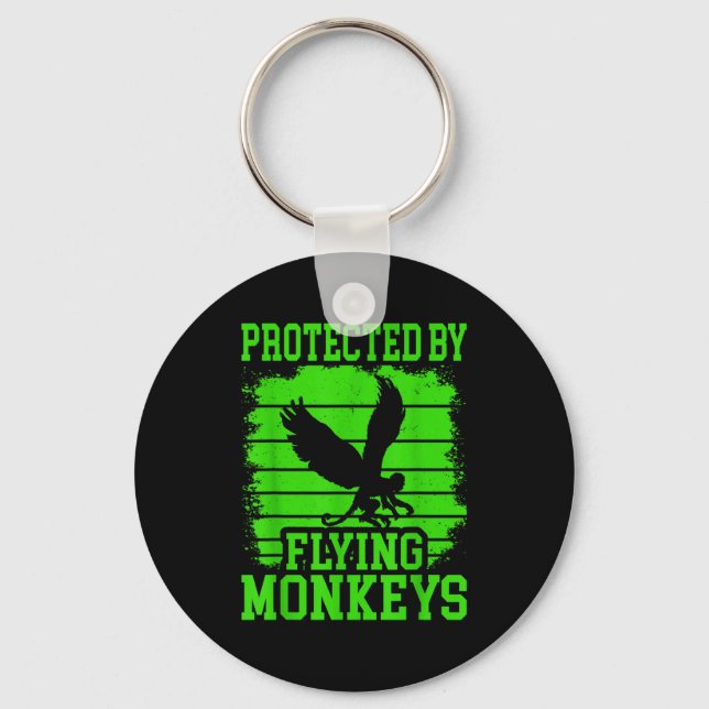 Witch Get My Flying Monkeys  Keychain (Front)