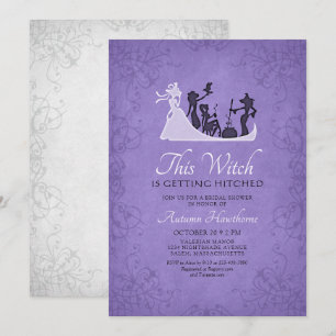 Witch Getting Hitched Bridal Shower Invitation