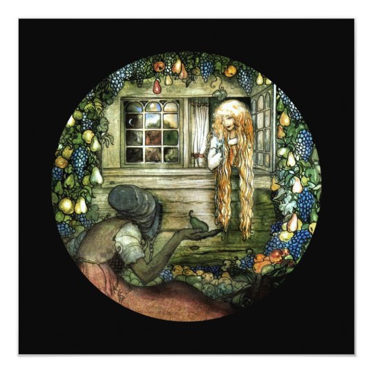 Witch Gives Princess a Pear Card