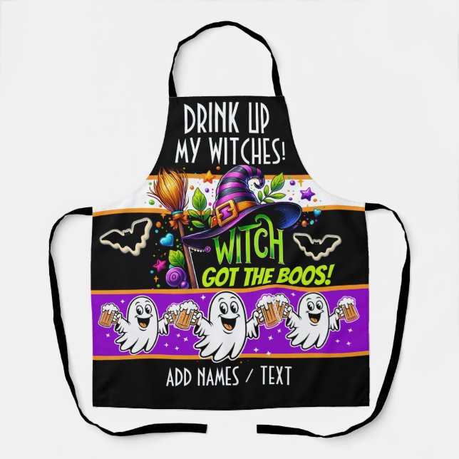Witch Got the Boos Apron (Front)