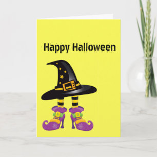 Witch Halloween Card