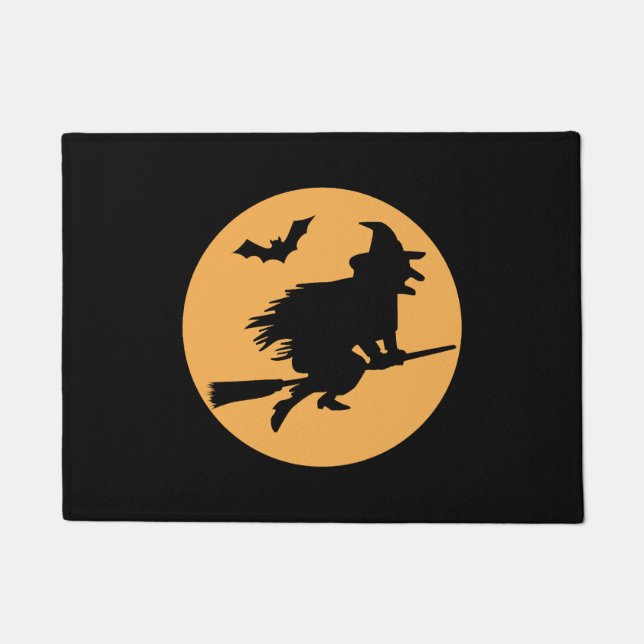 Witch Halloween Doormat (Front)