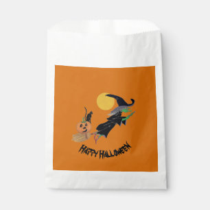 Witch Halloween Party Fun Colourful Favour Bag