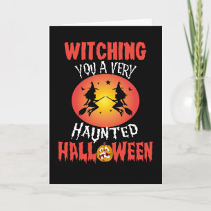 Witch Happy Halloween  Card