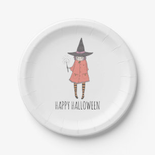 Witch Happy Halloween  Napkins Paper Plate