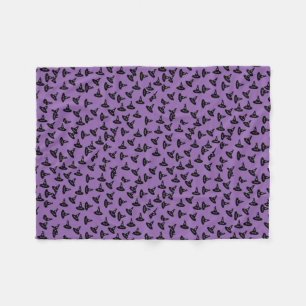 Witch Hat Black Confetti Fleece Blanket