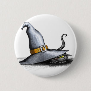 Witch Hat Button