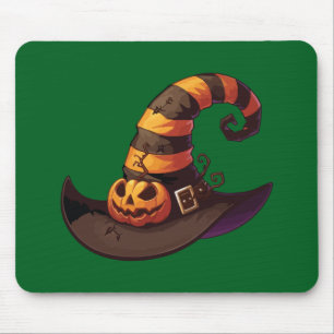 Witch hat mouse pad