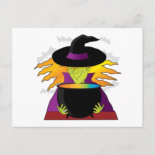 Witch Hat Pod Postcard (Front)