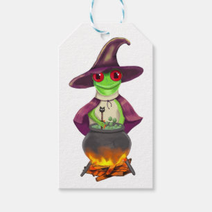 Witch Hat Potion Halloween Spooky Gift Tags