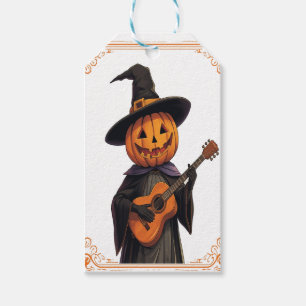 Witch Hat Pumpkin Halloween Vibes Gift Tags