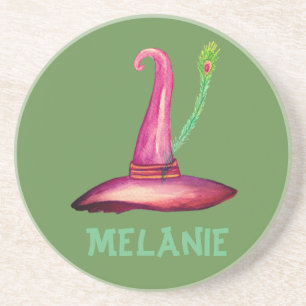 Witch Hat Special Personalized  Coasters
