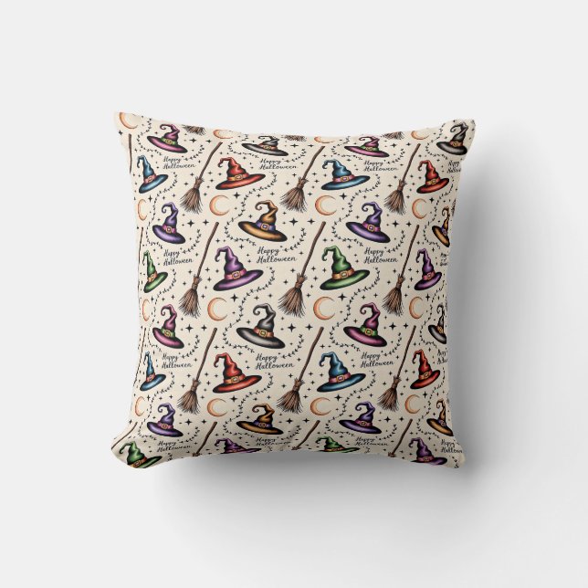 Witch Hat Throw Pillow (Front)
