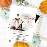 Witch Hat Wine Roses Costumes & Cocktail Halloween Invitation<br><div class="desc">Witch hat,  roses,  and wine. Personalize this spooktacular invite with your details.</div>