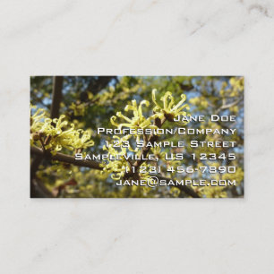 Witch Hazel Flowers Business Card