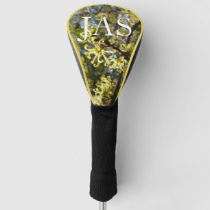 Witch Hazel Flowers Golf Head Cover