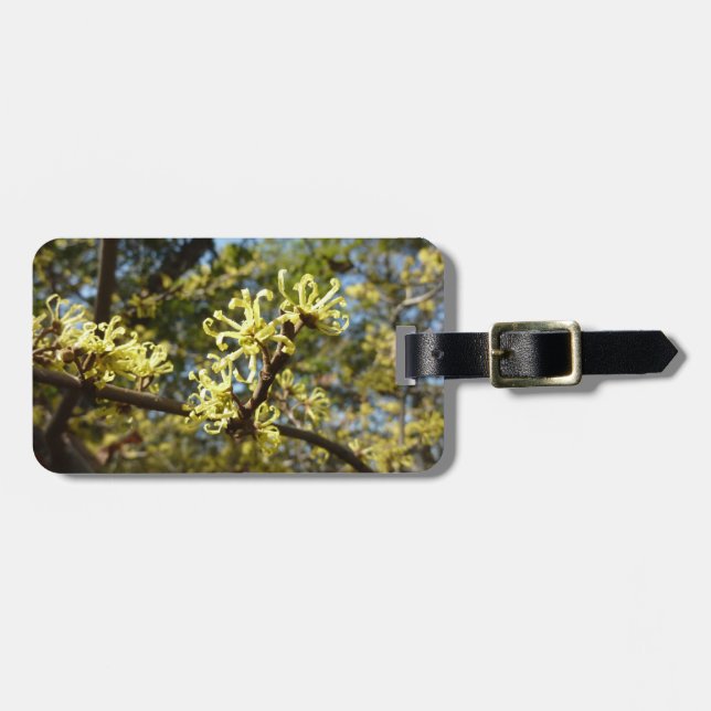 Witch Hazel Flowers Luggage Tag (Front Horizontal)