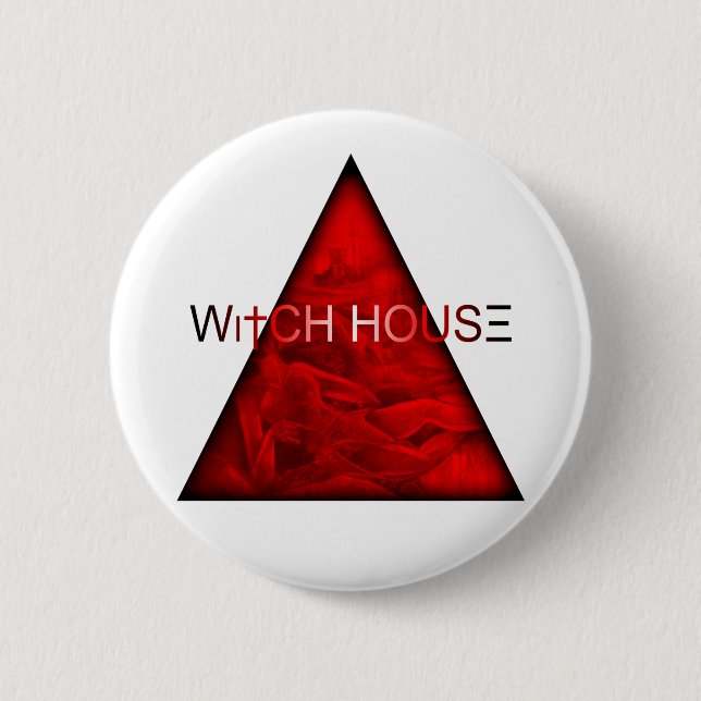 Witch House 2 Inch Round Button (Front)