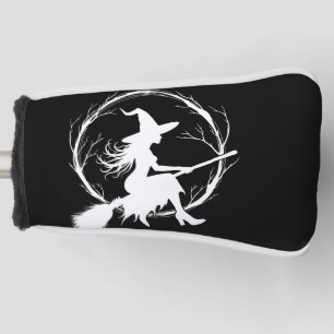 Witch in Flight  Golf Head Cover