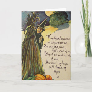 Witch In Moonlight Card