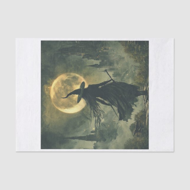 Witch In The Night1 Tissue Paper (Front)