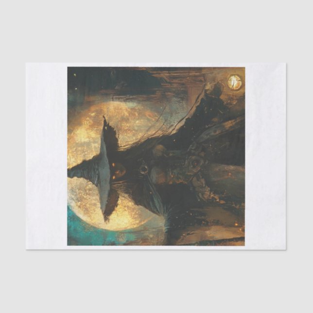 Witch In The Night2 Tissue Paper (Front)