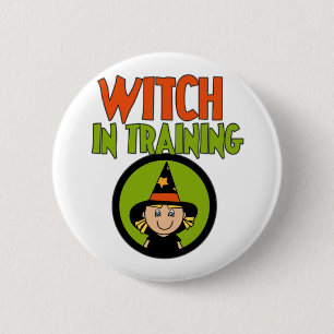 Witch in Training T-shirts and Gifts 2 Inch Round Button