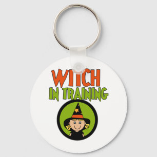 Witch in Training T-shirts and Gifts Keychain