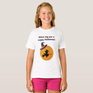 Witch-ing you a happy Halloween! T-Shirt