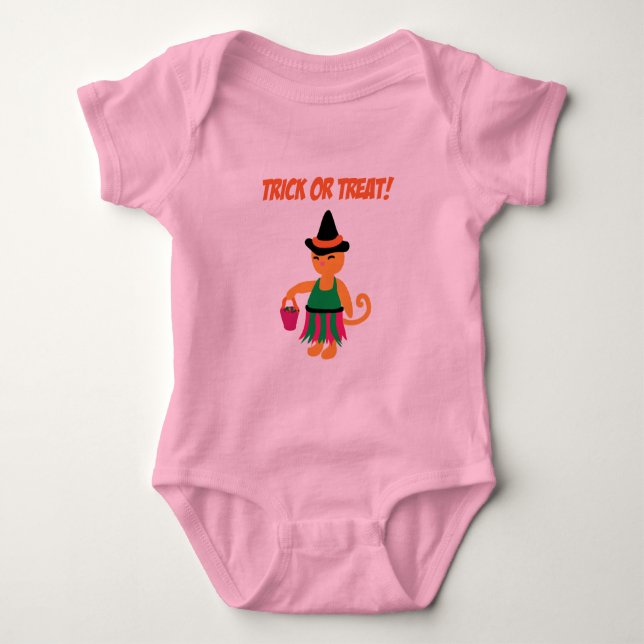 Witch Kitty Baby Bodysuit (Front)