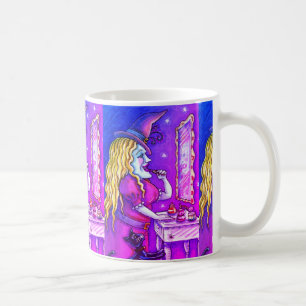 WITCH LIPSTICK, PERFUME & NAIL POLISH, FUNNY CUTE COFFEE MUG
