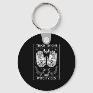 Witch lover witchy halloween spooky thick thighs keychain